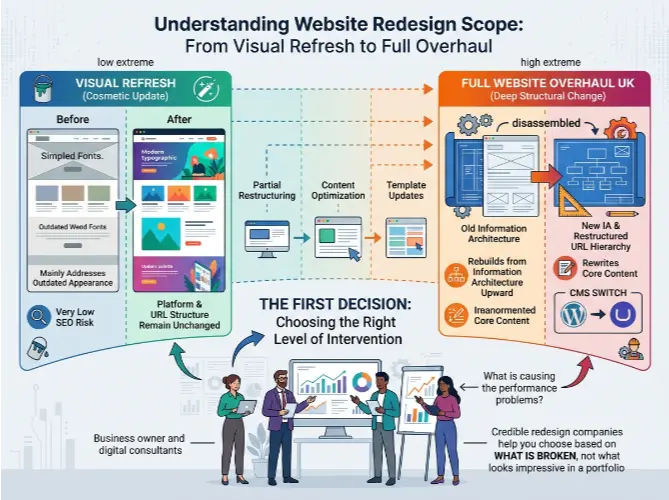 Website Redesign Agency UK: Rebuild Your Existing Site Without Losing What You’ve Already Earned specialist