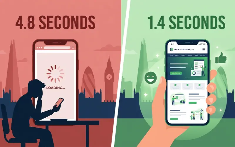 Website Speed Optimisation for UK Businesses. Faster Pages, More Revenue. specialist