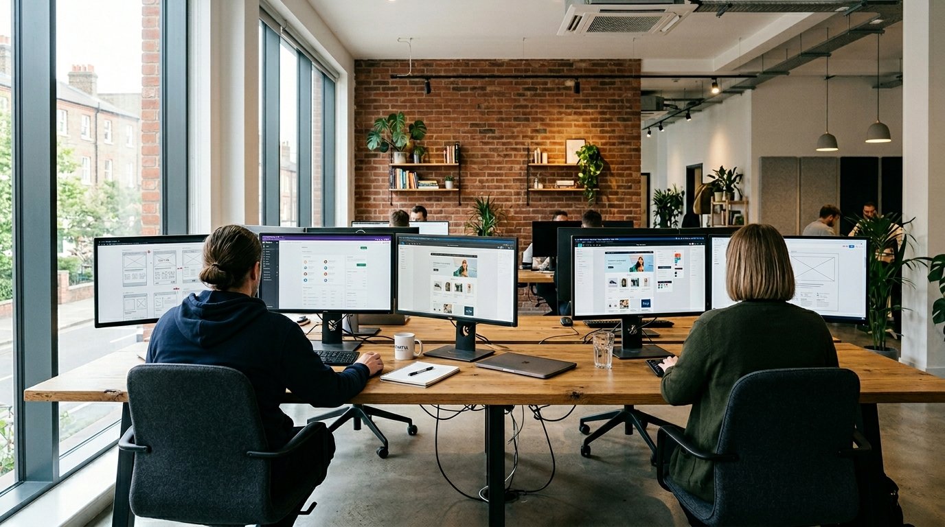 Web Ranko development team at work