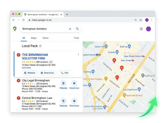 Whitfield Legal — after Web Ranko