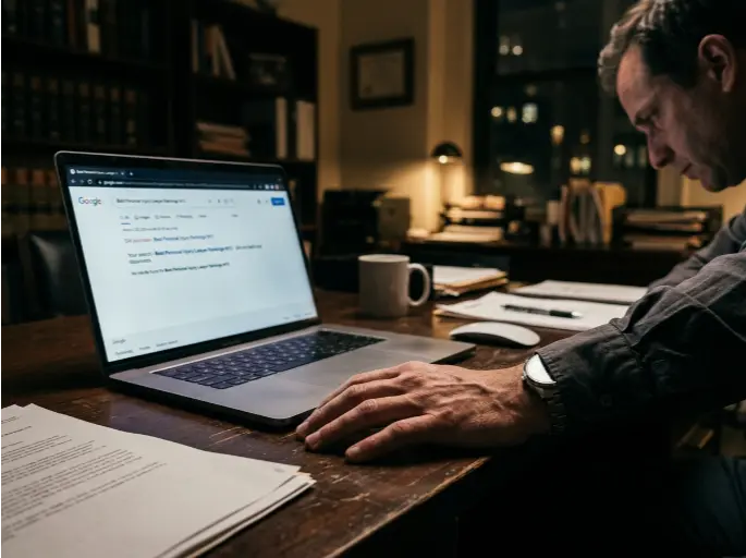 Whitfield Legal — challenges before Web Ranko
