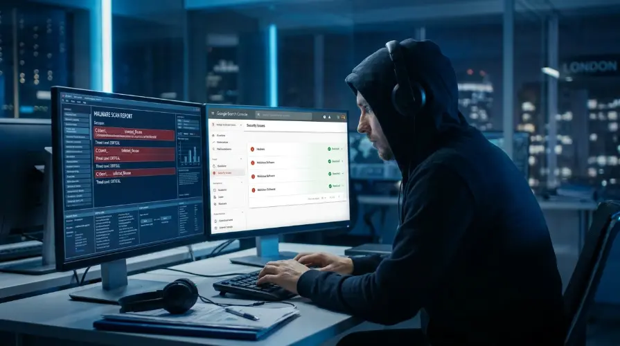 Website Malware Removal and Hacked Site Cleanup UK With Full Google Rankings Recovery specialist