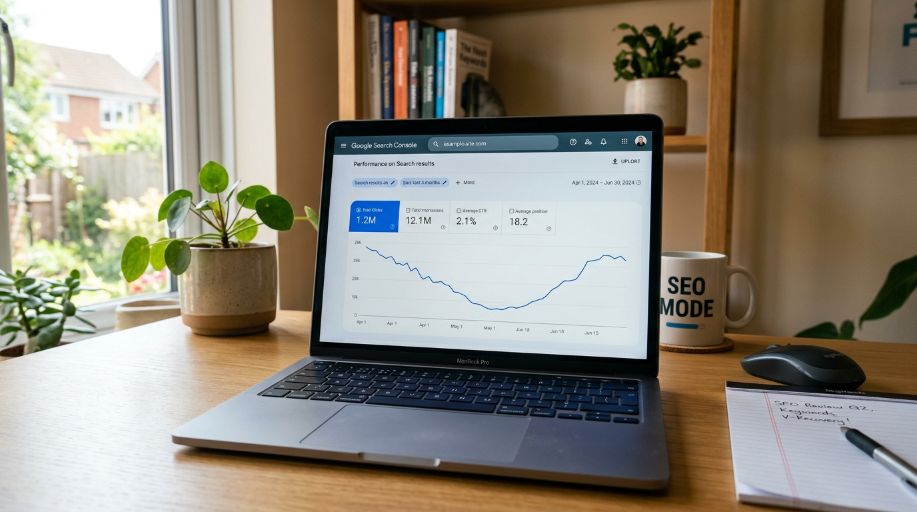 Calloway & Partners — results screenshot from Google Search Console