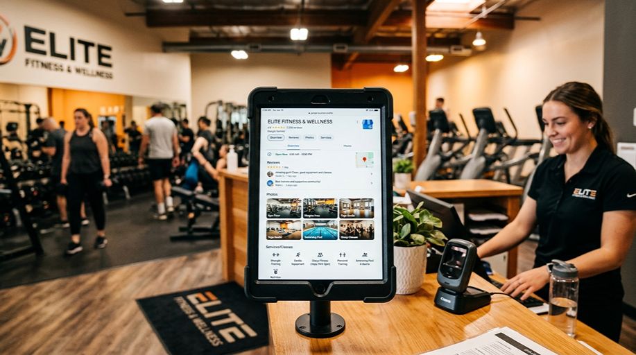 Web Ranko working on Ironworks Fitness