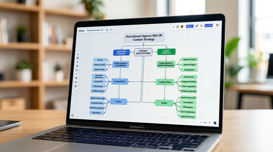 Job listing schema rich result in Google search for recruitment agency SEO UK campaign