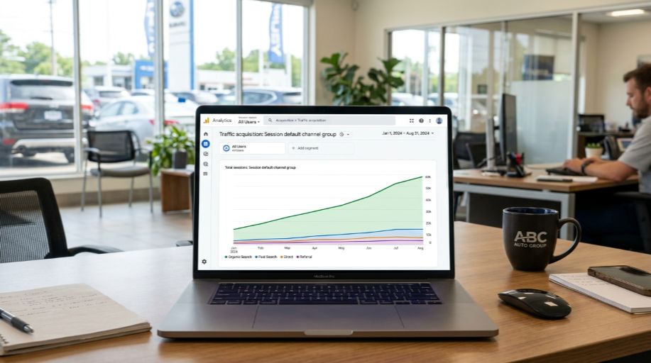 Harwick Motor Group  — results screenshot from Google Search Console