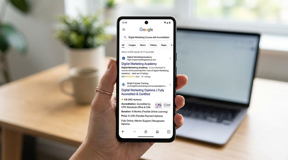Elevate Learning UK — after Web Ranko