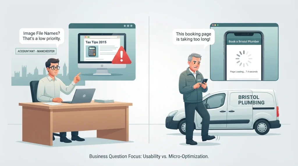 How to read an SEO audit report in order of business priority