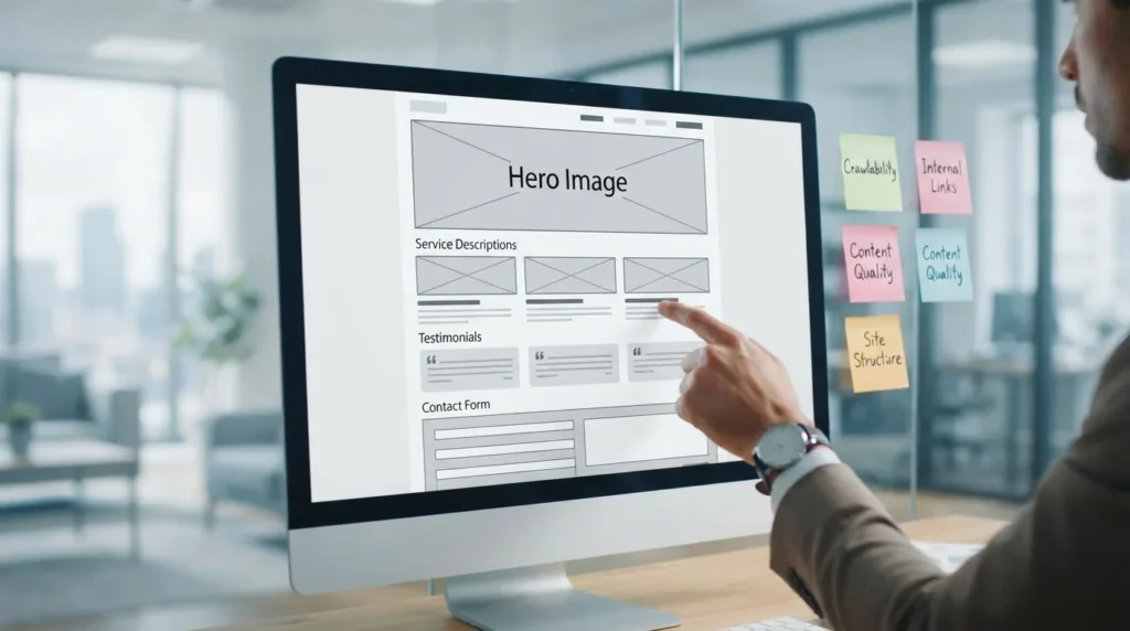 llms.txt compared with core SEO priorities for UK businesses