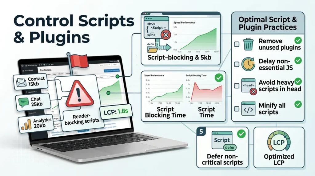 Auditing WordPress plugins and scripts that slow down page loading