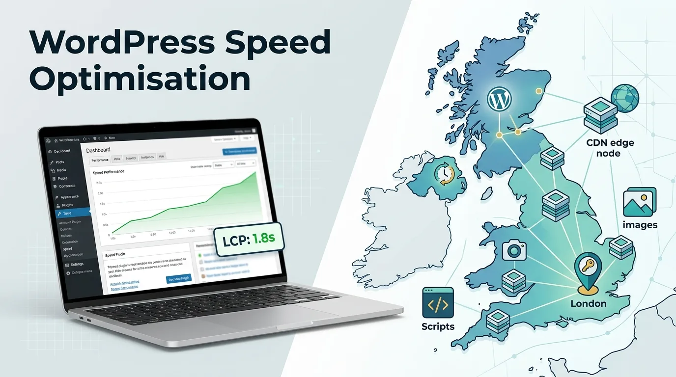 WordPress Speed Optimisation in the UK: What Actually Moves LCP?